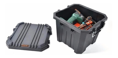 Caja De Herramientas Tactix Baul Con Tapa 30 Lts 41x38x33 Cm