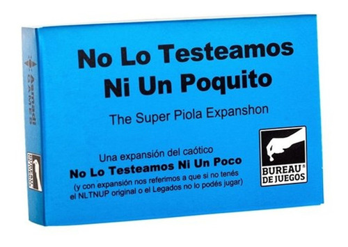 No Lo Testeamos Ni Un Poquito (expansion) Bureau De Juegos