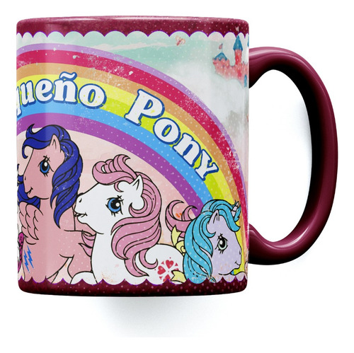 Taza Ceramica Mi Pequeño Pony My Little Pony Universo Retro