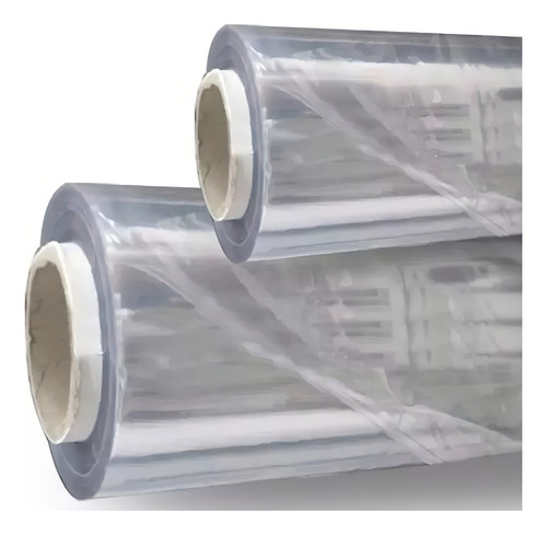 Toldo de plástico PVC transparente de 0,30 mm de grosor, 3 m, liso