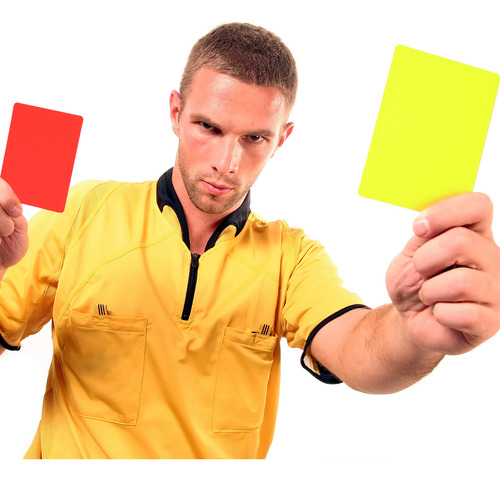 Juego De Tarjetas De Árbitro Deportivo, 10 Unidades, Color R