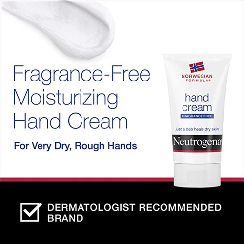 Fórmula Neutrogena Unscented Noruego Crema De Manos, 2 Onzas