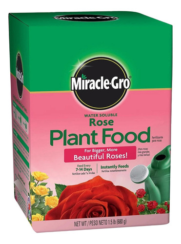 Miracle-gro Alimento Soluble Para Plantas De Rosas 1.5 Lb