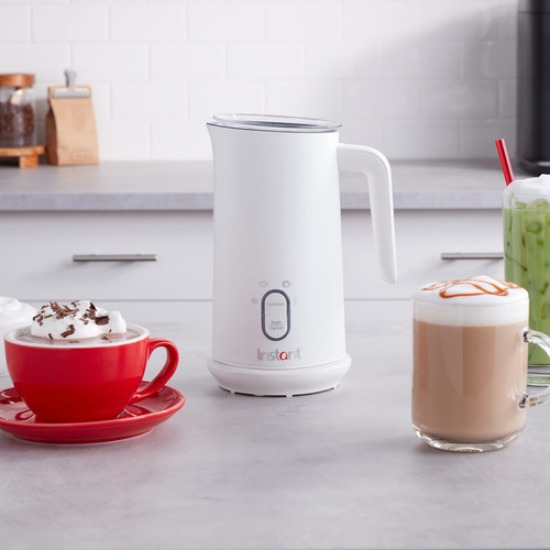 Espumador De Leche Instant Pot Modelo 4 En 1 10 Oz Eléctrico Blanco