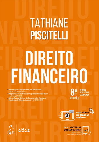 Direito Financeiro, de Piscitelli, Tathiane. Editora Atlas Ltda., capa mole em português, 2022