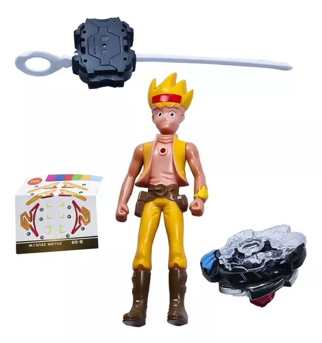 Beyblade Lançador Extreme Gyro Vermelho Divertido C/ Adesivo