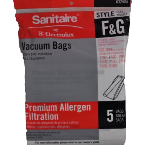 Bolsas De Filtración Premium Alergenos Estilo F Y G, 5...