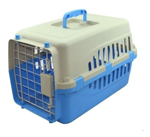 Transportadora Para Perro Y Gato Cachorrito  Azul Cielo