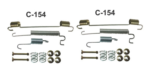 Kit Resorte  Freno Daewoo Tico 99-01 Tras 2jgs