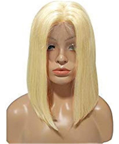 Cabello Humano De Peluca Rubia, 13x4 Frontal De Encaje 613 P