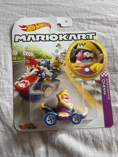 Juguete Hotwheels Mario Kart (wario)