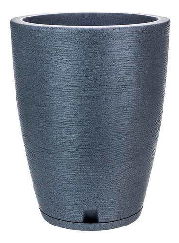 Combo 4 Maceta Plástica Simil Piedra 29 X 44 Con Plato