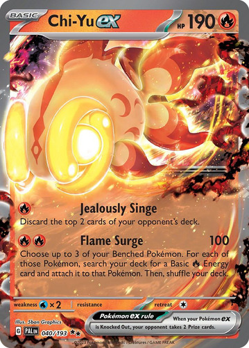 Chi-yu Ex 040/193 Paldea Evolved Scarlet & Violet