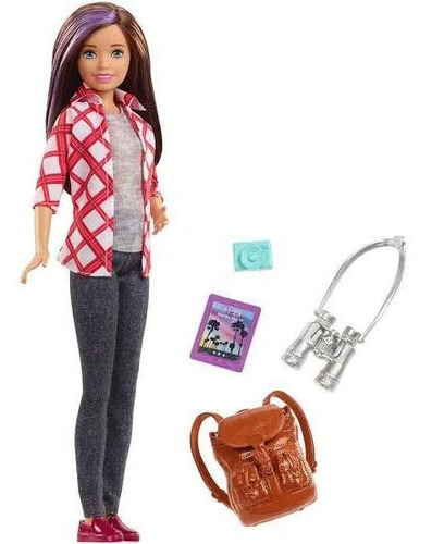 Barbie Viajera Dreamhouse Skipper - Muñeca Y Accesorios