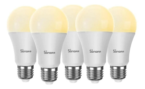 Pack De 5 Ampolletas Sonoff Wifi Led 9w