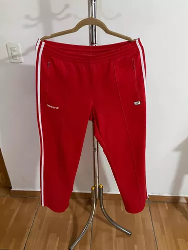 Pants Adidas Originals Mujer scarlet trifolio 3 franjas rojo M