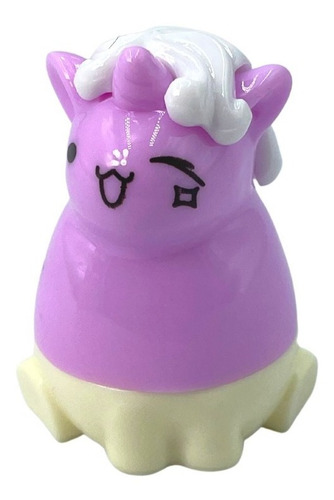 Imagen 2 de 7 de Balsamo Labial Hidratante Unicornio Luckylily Aroma A Frutas