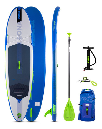 Tabla Sup Paddle Board Jobe 10.6 Inflador Remo Bolso Leash Color Azul