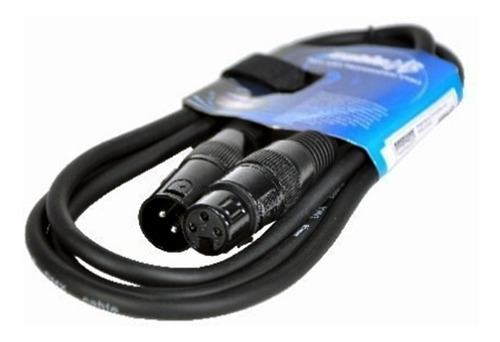 Cable Canon Xlr Armado 1 Mts Reforzado Uso Profesional