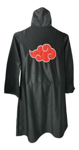 Imagen 9 de 10 de Naruto Cosplay Bata Akatsuki + Mascara Tobi Uchiha + 4 Kunai