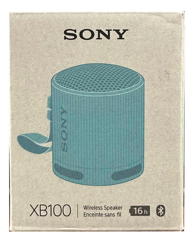 Altavoz Compacto Sony Xb100 Bluetooth - Azul