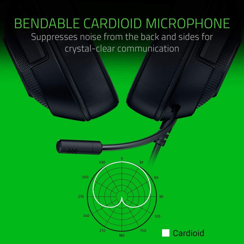 Auriculares gamer Razer Kraken X mercury con luz LED