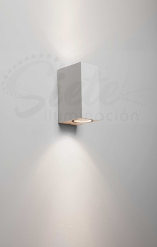 Imagen 4 de 7 de 4x Aplique Difusor Bidireccional Pared Led Exterior Aluminio