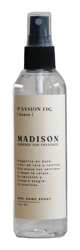 Mini Home Spray 120 Ml Passion Fig Transparente Madison