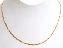 Comprar Cadena Oro 18k Singapur Mosquetón Maciza Mujer Hilo 030 50cm Color Dorado Oscuro