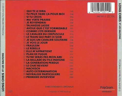 Cd Le Rock C'est Ça! (long Chris Et Les Daltons) Estándar