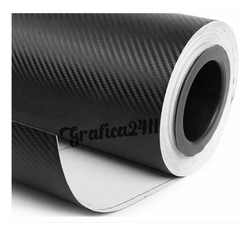 Imagen 1 de 8 de Vinilo Simil Fibra De Carbono Ancho 127cm Tuning Calidad A++