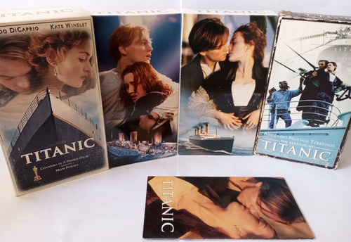 Titanic Película Vhs + Detrás De Camaras (valor Lote)