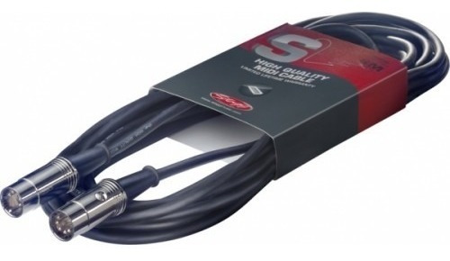 Cable Midi Macho - Macho X 6 Mts Fichas Metalicas 1ª Calidad
