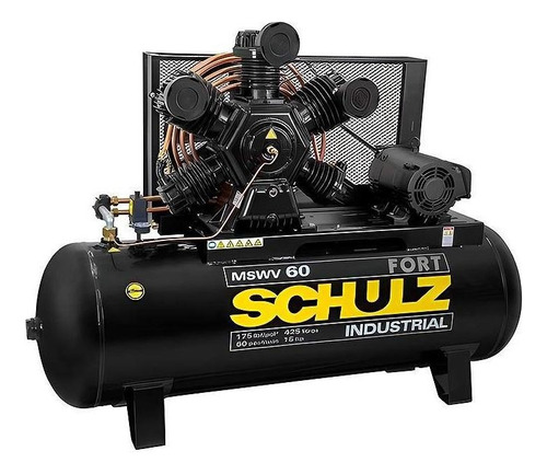 Compressor de ar elétrico Schulz Fort MSWV 60/425 425L 15hp 220V