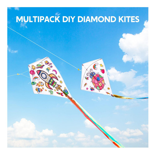 Joyin 8 Paquetes Kite En Blanco De Bricolaje Con Bolígrafos