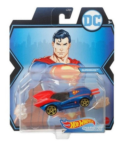 Hot Wheels Coleção Dc Comics - Super Man - Action Feature