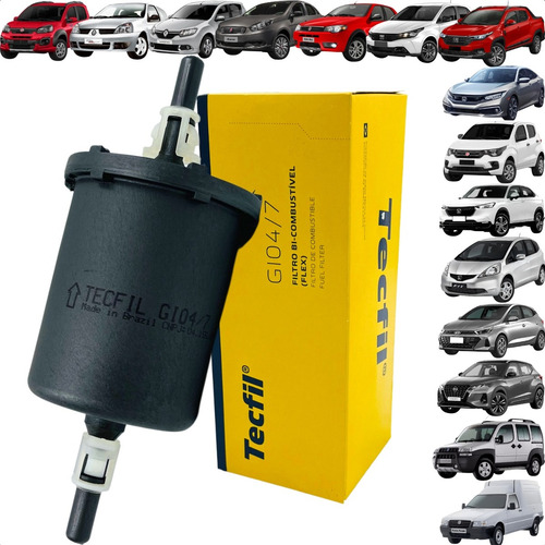 Filtro Combustível Tecfil Uno Palio Strada Celta Corsa Onix