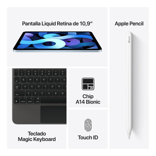 Apple iPad Air de 10.9" WI-FI + Cellular 64GB Azul cielo (4ª generación)