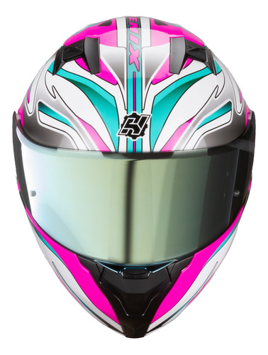 Hax Helmets. Casco Abatible Dot + Ece Amatista Fenix