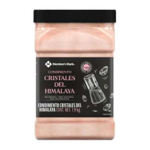 Sal Rosa Del Himalaya Member's Choice 1.9 Kg - 4 Frascos