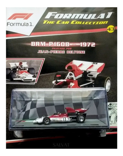 Coleccion Formula 1 N°43 Brm P160b 1972 Jean-pierre Belto 