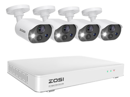 Zosi C303 Spotlight Sistema De Cámara De Seguridad Para El H