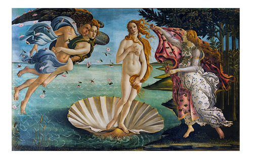 Lienzo Importado Nacimiento De Venus 106x66cm Giclee