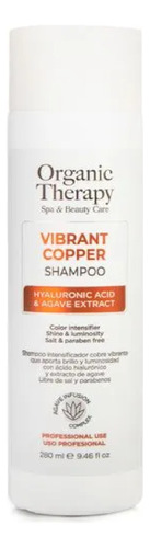 Shampoo Intensificador Cobre Vibrante Organic Therapy