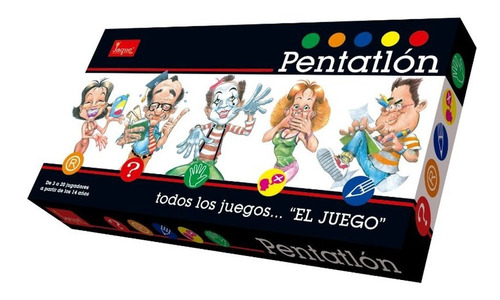 Juego Mesa Pentatlón Hogar Todos Los Juegos 5 Categorías