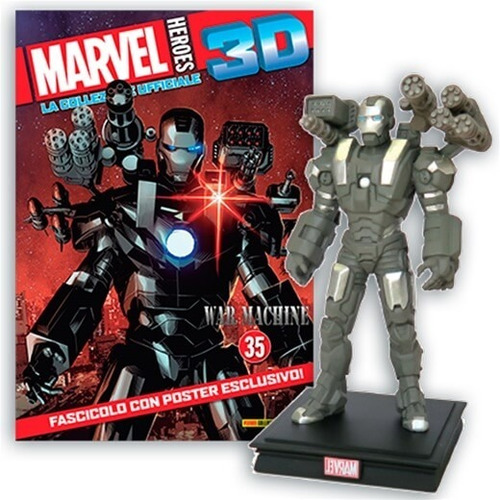 War Machine Marvel Heroes Panini 3d 38