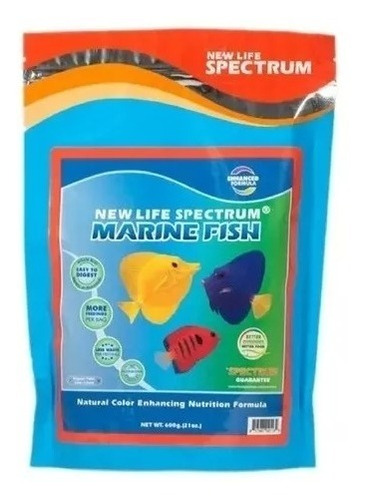  New Life Spectrum Marine Fish 1 Mm, 2mm, 3mm 600 Grs.