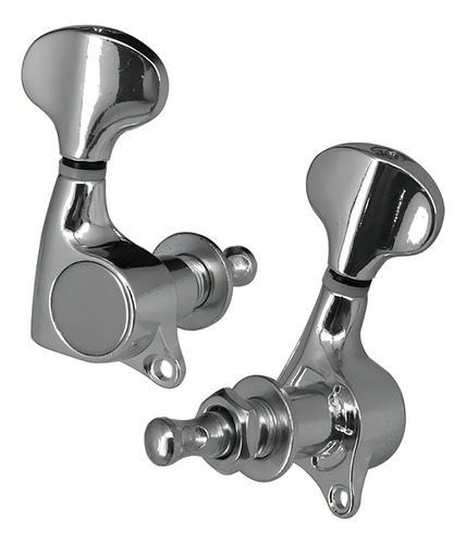 Tarraxa P/ Instrumento 3+3 Blindada Ronsani Mhv-1000 Cromada