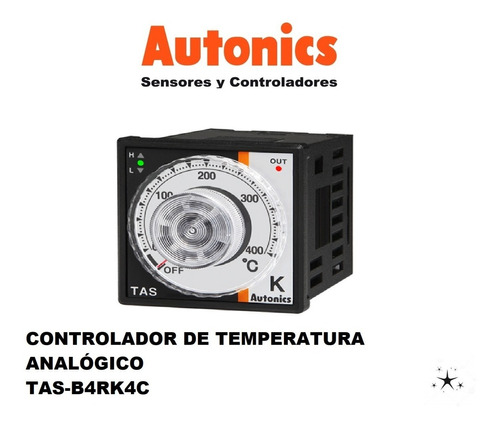  Controlador De Temperatura Analógico Tas-b4rk4c Autonics