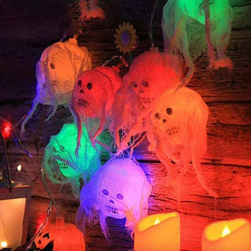 C De Halloween Led Luces De Prueba De Agua Coloridas Para